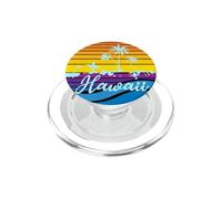 Hawaii Vintage Sunset Surfer Souvenir PopSockets PopGrip para MagSafe