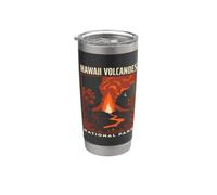 Hawaii Volcanoes National Park Senderismo Isla Grande Trekking Vaso térmico de acero inoxidable de doble pared