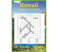 Hawaii Word Mini Search Puzzle Book Perfect for Travel: Word Searches with Easy to Read Print about Hawaiian Islands Beaches,Food and More| 6x9 inches, 110 pages | 50+ Puzzles