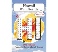 Hawaii Word Search: 50+ Word Search Puzzles with Easy to Read Print about HI History, Landmarks, Culture, Foods, and More...Gift for Vacations, Holidays, Screen Free Time
