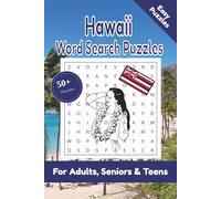Hawaii Word Search Puzzle: 50+ Puzzles Word Search Easy to Read about Hawaii and More | 6x9 inches, 110 pages | Gift for States & USA Lover
