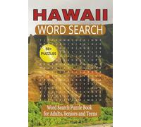 HAWAII WORD SEARCH PUZZLE BOOK: Large Print | Escape to the islands with this beautifully crafted Hawaiian Word Search Puzzle Book, a serene and ... much more. | 50+ Puzzles | Solutions Included