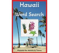 Hawaii Word Search Puzzle Book: Word Searches with Easy to Read about Hawaii, Beach Life, Island Living and More | 6x9 inches, 110 pages | 50+ Puzzles | Gift for All Occasions, Vacations Holidays