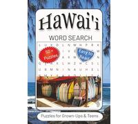 Hawai'i Word Search Puzzle Book: Word Searches with Easy to Read Print about Hawaii, Beaches, Surfing and more | 6x9 inches, 110 pages | 50+ Puzzles…Gifts for Vacations, Holidays and Free Times