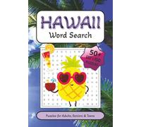 Hawaii Word Search Puzzle Book: Word Searches with Easy to Read Print about Hawaii, Hawaiian Culture, Tropical Paradise and more | 6x9 inches, 110 ... Gift for Vacations, Holidays, and Free Times