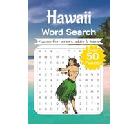 Hawaii Word Search Puzzle Book: Word Searches with Easy to Read Print about Hawaii, Waikiki, Honolulu, and More │ 6x9 inches, 110 pages │ 50+ Puzzles… │Gift for Vacations, Holidays, and Relaxation
