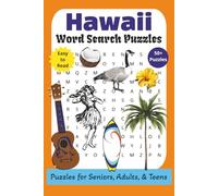Hawaii Word Search Puzzles: Easy to Read Word Search Puzzle Book About Hawaii, Hawaiian Culture, Hawaiian Food, Hawaiian Landscapes, and More | 110 ... Perfect for Vacations, Holidays, & Relaxation