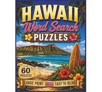 Hawaii Word Search Puzzles: For Kids and Adults of All Ages! | 8.5x11 in. | 60 Puzzles | Large Print | Easy to Read (The Americana Series)