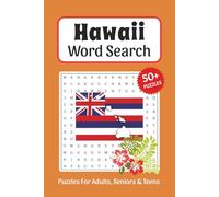 Hawaii Word Search: Word Searches about Hawaii, Hawaiian Food, Hawaiian Islands and More, 6x9 ,110 pages, Easy to Read Print, Solutions Included, Gift for Vacations, Holidays and Free Times