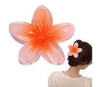 Hawaiian Flower Hair Claw Clips - Clip de flores, accesorios de cabello para mujeres y niñas | Ideal para cabello fino o tick, flores para decoración de cabello y estilo