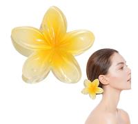 Hawaiian Flower Hair Clip, Flower Hair Claw Clips, Hawaiian Hair Clip | Colorful Flower Hair Clips, Holiday for Girls Ladies to Claw Thick Hair & Thin Hair