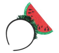 Hawaiian Fruit Headband - ABS Felt Party Hair Accessory In Strawberry Or Watermelon Design 18.5cm Or 18x16cm Size - Festive Costume Hair Hoop For Summer Celebrations - Fun Tropical Dress Up Accent