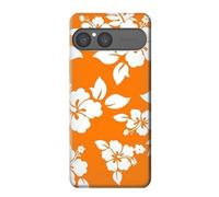 Hawaiian Hibiscus Orange Pattern Funda Carcasa Case para Sony Xperia 10 VII