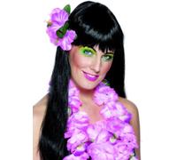 Hawaiian Niña Pasador con Flor Disfraz Fiesta Playa Accesorio Mujer Nuevo