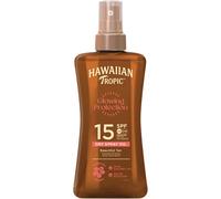 Hawaiian Tropic Aceite corporal en spray seco Glowing Protection 200mL SPF15