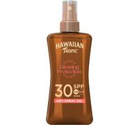 Hawaiian Tropic Aceite corporal en spray seco Glowing Protection 200mL SPF30