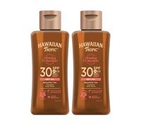 Hawaiian Tropic Aceite Glowing Protection SPF 30 - Tamaño Viaje 75ml (Paquete de 2)