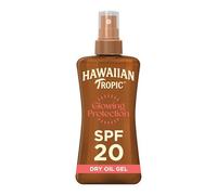 Hawaiian Tropic Protective Aceite Seco Protector Bronceador Spf 20 Fragancia de Coco y Guayaba, 200 Mililitros