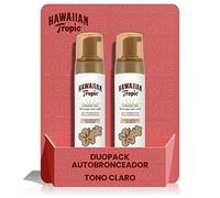 Hawaiian Tropic Autobronceador - Duopack Espuma Mousse Autobronceadora Tono Oscuro - 200 ml - 2 unidades