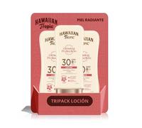 HAWAIIAN Tropic Satin Protection Ultra Radiance - Protectora Solar Spf 30 Protege la Piel Fragancia de Frutas Tropicales, Crema, Pack 3 x 180 Mililitros, 540 Mililitros