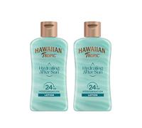 Hawaiian Tropic Hydrating After Sun Travel Size - Loción Hidratante Ultra Ligera para Después de la Exposición al Sol, Fragancia de Coco y Papaya - Tamaño Viaje 60 ml (Pack x2)