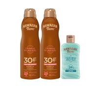 Hawaiian Tropic Pack 2 Brumas de Aceite Glowing Protection SPF 30-177 ml + Loción After Sun Hydrating Protection Formato Viaje 60 ml