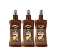 Hawaiian Tropic Protective Dry Spray Oil - Spray Aceite Protector Solar SPF 20, Fragancia de Coco y Guayaba, Pack de 3, 200 ml
