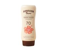 Hawaiian Tropic Sheer Touch Lotion Sunscreen SPF 70, 8oz | Hawaiian Tropic Sunscreen SPF 70, High SPF Sunscreen, Oxybenzone Free Sunscreen, Moisturizing Sunscreen, Body Sunscreen SPF 70, 8oz