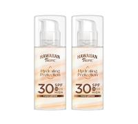 Hawaiian Tropic Silk Hydration Air Soft Face Spf 30 - Loción Solar Protectora para el Rostro, Crema Hidratante Facial con Protección, Blanco, Fresh, 50 ml (Paquete de 2)