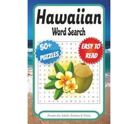 Hawaiian Word Search Puzzle Book: Word Searches with Easy to Read Print about Hawaii, Beaches, Vacations, and More | 6x9 inches, 110 pages | 50+ ... Gift for Vacations, Holidays, and Free Times