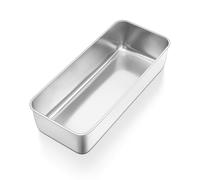 HaWare Molde grande de acero inoxidable para hornear pan de plátano, pasteles, panes, lasaña, 31 x 13 x 7,5 cm, saludable y duradero, apto para horno y lavavajillas