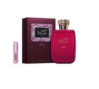 Hawas Diva Eau de Parfum Femenino 100ml, Perfume Árabe para Mujer de Larga Duración, Incluye Atomizador Recargable, Fragancia Floral y Frutal con Notas de Frutas rojas, Rosa Vainilla y Almizcle (Diva)