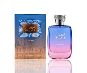 Hawas London Rasdasi 100ml Perfume Unisex Elegancia Nocturna con Notas de Pimienta Rosa y Rosa Luminosa Ideal para Citas y Eventos Formales