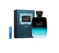 Hawas Malibu Eau de Parfum 100 ml, Perfume Árabe Unisex de Larga Duración, Incluye Atomizador Recargable, Fragancia Oriental y Frutal con Notas de Piña, Ámbar, Almizcle y Pachulí (Malibu)