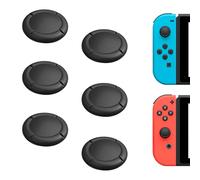 Hawdows Agarres para el Pulgar, 3 Pares Thumb Grip Set, Tapones para Joystick, Capuchón de Reemplazo para Joystick para Nintendo Switch, Switch Lite y Controlador OLED de Switch (Negro)