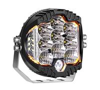 HAWEE 50W Luz de Trabajo LED Combinada - Faro Ojo de Ángel, Foco de Inundación y Niebla para Off Road 4x4 SUV UTV Camión Pesado Tractor Barco