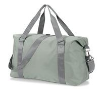 HAWEE Unisex Bolsa de Viaje Grande Bolsa de Deporte Impermeable Bolsa Gimnasio Mujer Ligero Bolsa de Equipaje de Mano Hombre Plegable Duffel Bag con Bolsillo Húmedo para Fin de Semana Fitness Natación