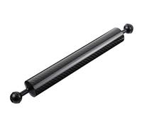 HAWEEL Brazo flotante de fibra de carbono con bolas dobles de 37 cm de longitud, 40 mm de diámetro, diámetro de la bola: 25 mm, flotabilidad: soporte de fotografía de 300 g