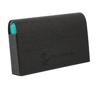 HAWILLOSCH 1 Juego Bolsa De Almacenamiento De De Soporte Para Tableta Semanal Pastillero Tamaño Viaje Pastilleros Pastillero 6 Compartimentos Mini Medicina El Plastico Black