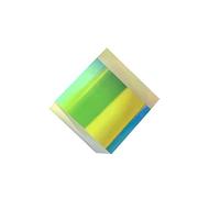 HAWILLOSCH 1 Pieza De Prisma Óptico Cubo Óptico Prisma Óptico Prisma X Lentes Prisma Prisma De Física Decoración Artística Prisma De Dispersión Cubo Rgb Cubo De Vidrio