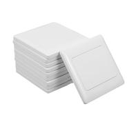 HAWILLOSCH 10 Uds. Cubierta De Interruptor De Luz De Placa De Pared Cubiertas De Salida Decorativas Blancas Placa De Pared De Interruptor Decorativo Moderno Para Cocina Y Baño