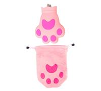 HAWILLOSCH 1pieza Bolsa De De Forma De De Gato Para Verano Bolsa Enfriadora Práctica y Color Rosa