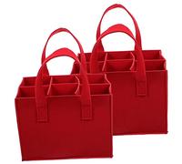 HAWILLOSCH 2 Piezas Bolsas De para Cerveza y Vino Portátiles Divisor Flexible para Viajes Picnic y Fiestas Bolsas Reutilizables para Guardar Vino y Cerveza Color Rojo por Práctica para De y
