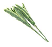 HAWILLOSCH 2 Piezas piraña Tigre Artificial Planta Falsa Aire vegetación de Plantas de Serpiente Agave Falso Artificial Plants Fake Plants Accesorio para Foto Elegante sansevieria