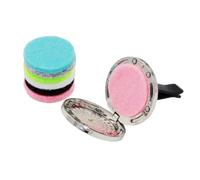 HAWILLOSCH 2piezas Difusor De Para Auto Forma De Huella Canina Con Clip Para Ventilación Incluye Almohadillas De Color Aleatorio Aromaterapia Para Eliminar Olores El Vehículo