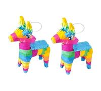 HAWILLOSCH 2piezas Piñata Mexicana De Donkey Juguete Decorativo Para Fiesta Relleno De Dulces Para Cumpleaños Y Cinco De Mayo Hecho Mano