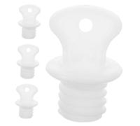 HAWILLOSCH 4 Piezas botella de agua caliente con tapa Calentador destilado tapa de bolsas de agua caliente kit de tarro sellador al vacío tapón de fuga de botella de agua el plastico