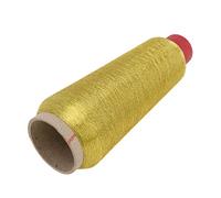HAWILLOSCH 5000 Hilo Metalizado Para Bordar a Máquina. Hilo Metalico Jumbo Carretes Automático Metálico Amarillo De Coser De Oro Brillante s De Bordar Fibra De Oro Cable Golden