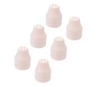 HAWILLOSCH 6 Piezas Mangas con Cordón Dibujar Borla Manos Persianas Romanas Ganchos para Cortinas Manejar Cordón Cable Tirón Ligero Conector De Cadena Ciega Tonos Opacos El Plastico