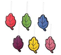 HAWILLOSCH 6pcs Ambientador De Hoja De Papel Para Coche Ambipur Decoración De Interior Automotriz Aroma Natural